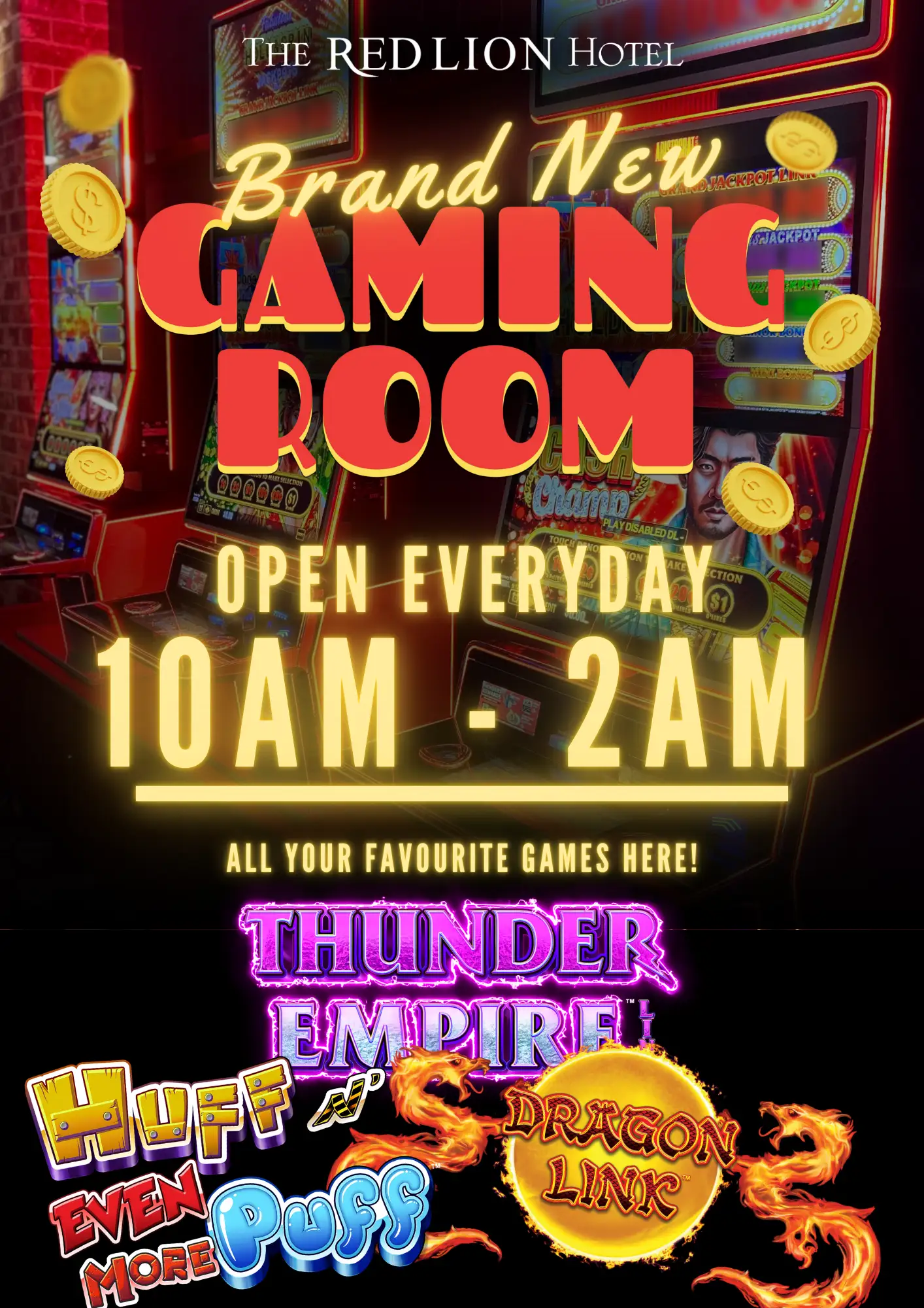 Rockhampton’s New Gaming Room