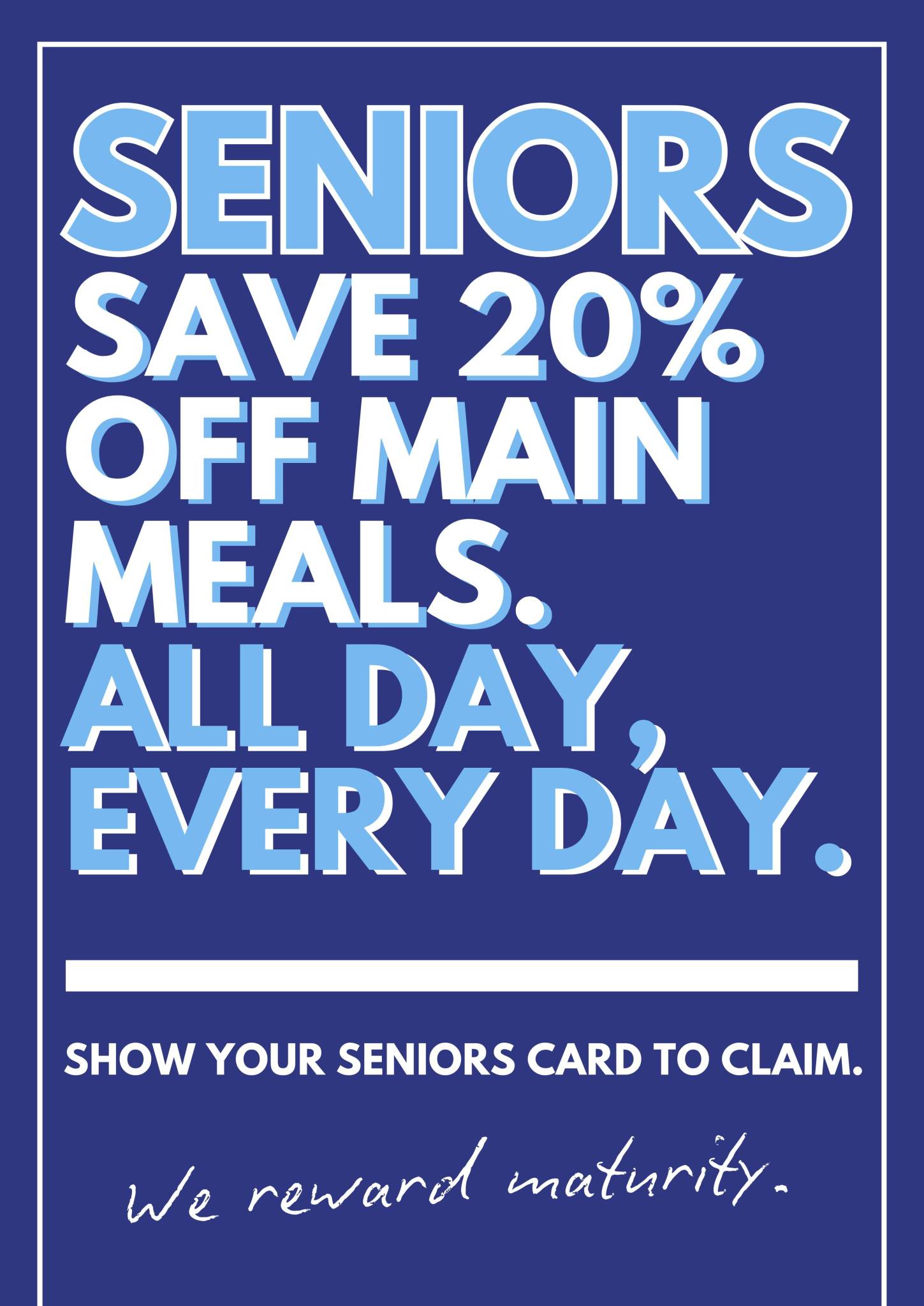 Seniors Discount